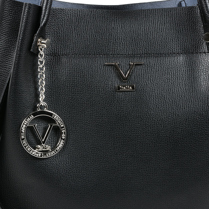 V 1969 Italia Womens Handbag Black ALESSIA