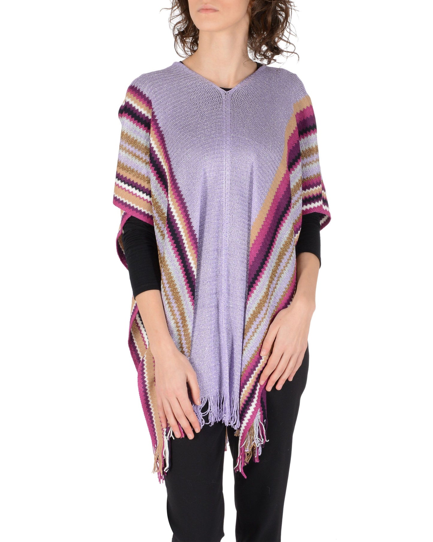 Missoni Woman Poncho Multicolor POB5VMD63280001