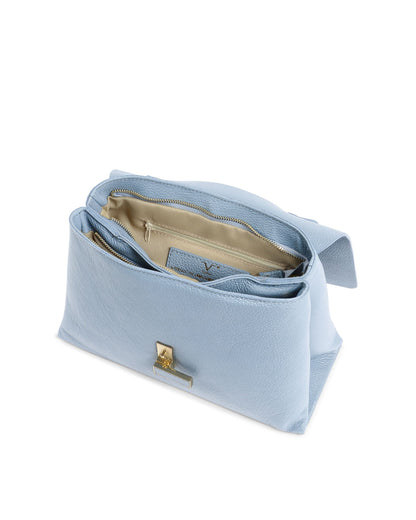 V Italia Womens Handbag 10520 DOLLARO AZZURRO