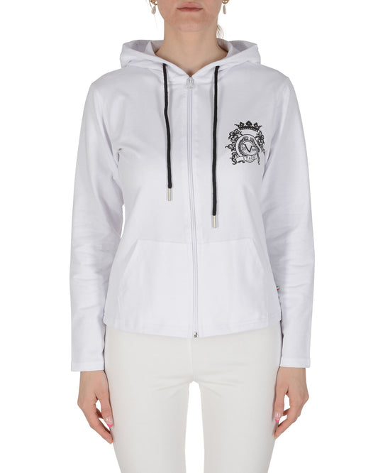 19V69 Italia Womens Hoodie White ELEANA HOODIE WHITE