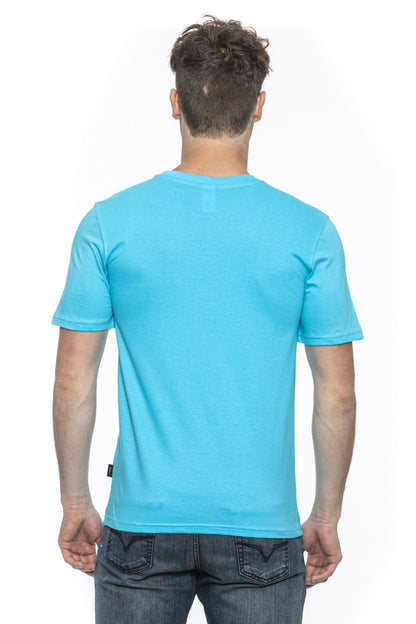 19V69 Italia Mens T-Shirt Light Blue ERIC TURQUOISE