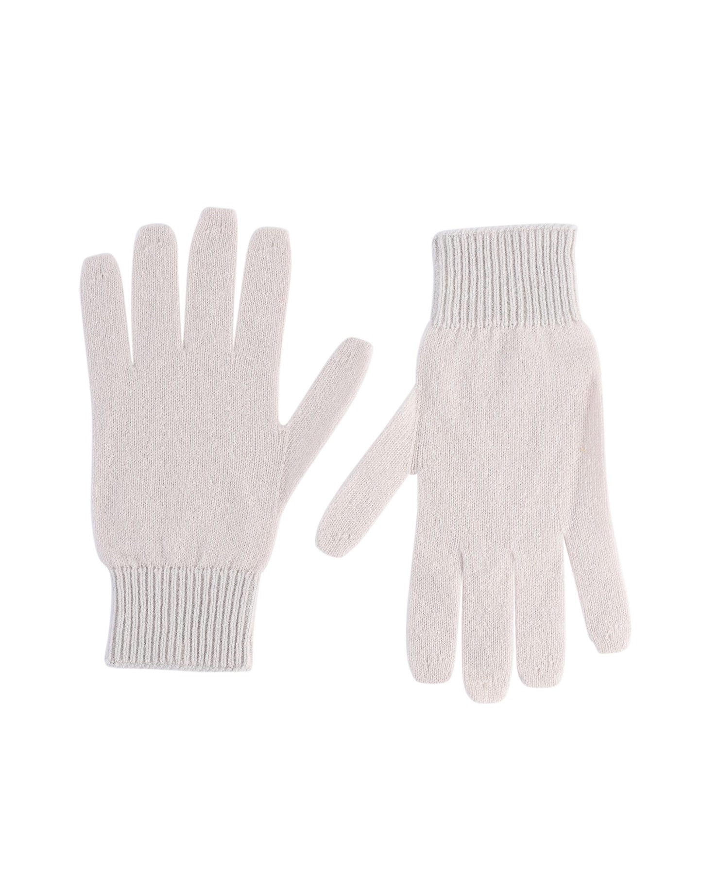 Crown of Edinburgh Cashmere Womens Short Gloves COE 001 MASTICE