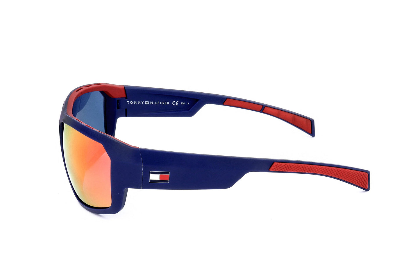 Tommy Hilfiger Mens Sunglasses TH 1722 S WIR 61 16 125 MATTE BLUE RED