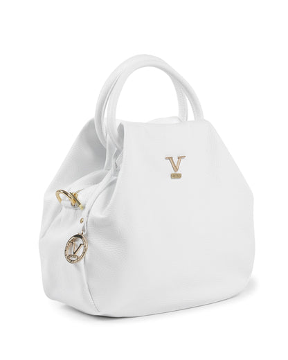 V Italia Womens Handbag White V10312 52 DOLLARO BIANCO