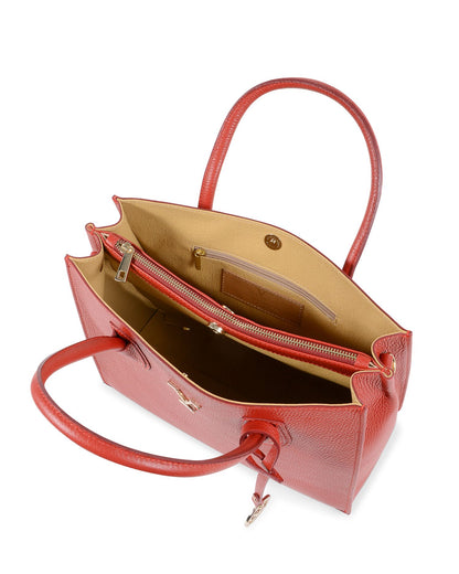 V Italia Womens Shoulder Bag Red BE10275 52 DOLLARO ROSSO