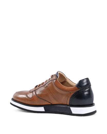 19V69 Italia Mens Sneaker Brown YO Y375-A3 TABACCO