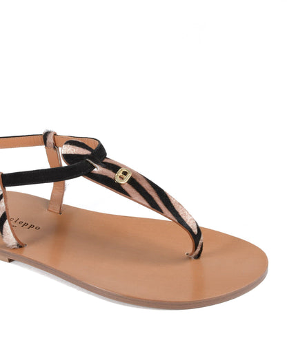 Touch The Sky Sandal Cavallino Zebrato