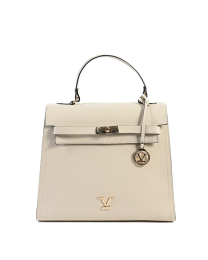 V Italia Womens Handbag Beige BG12010 DOLLARO BEIGE