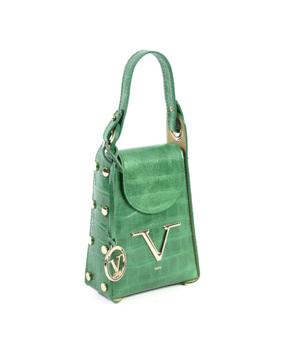 V Italia Womens Mini Bag Green V16-LUX-GRN