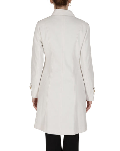 19V69 Italia Womens Coat White ARMIE WHITE