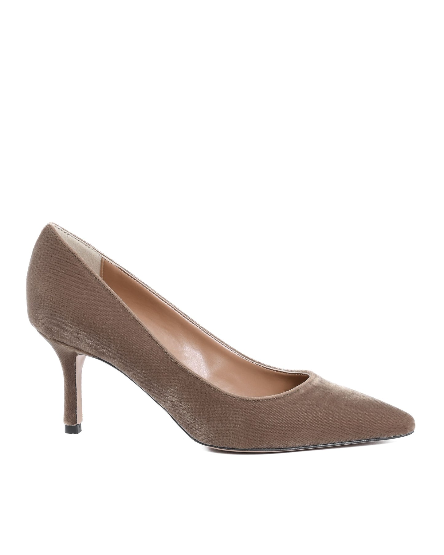 19V69 Italia Womens Pump Taupe INES65 VELLUTO OCRA