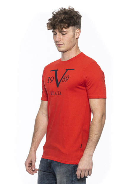 19V69 Italia Mens T-Shirt Red RAYAN RED