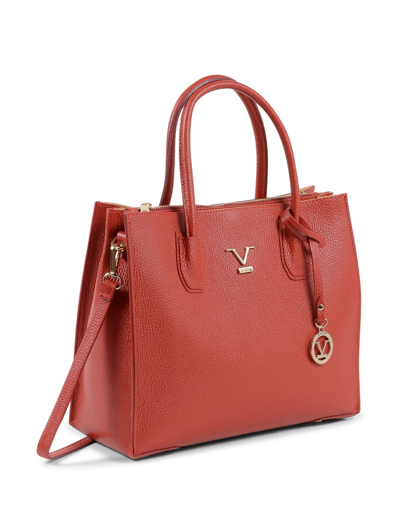 V Italia Womens Shoulder Bag Red BE10275 52 DOLLARO ROSSO