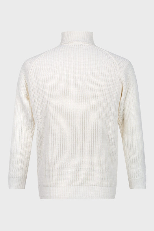 19V69 Italia Mens Sweater White MATT WHITE