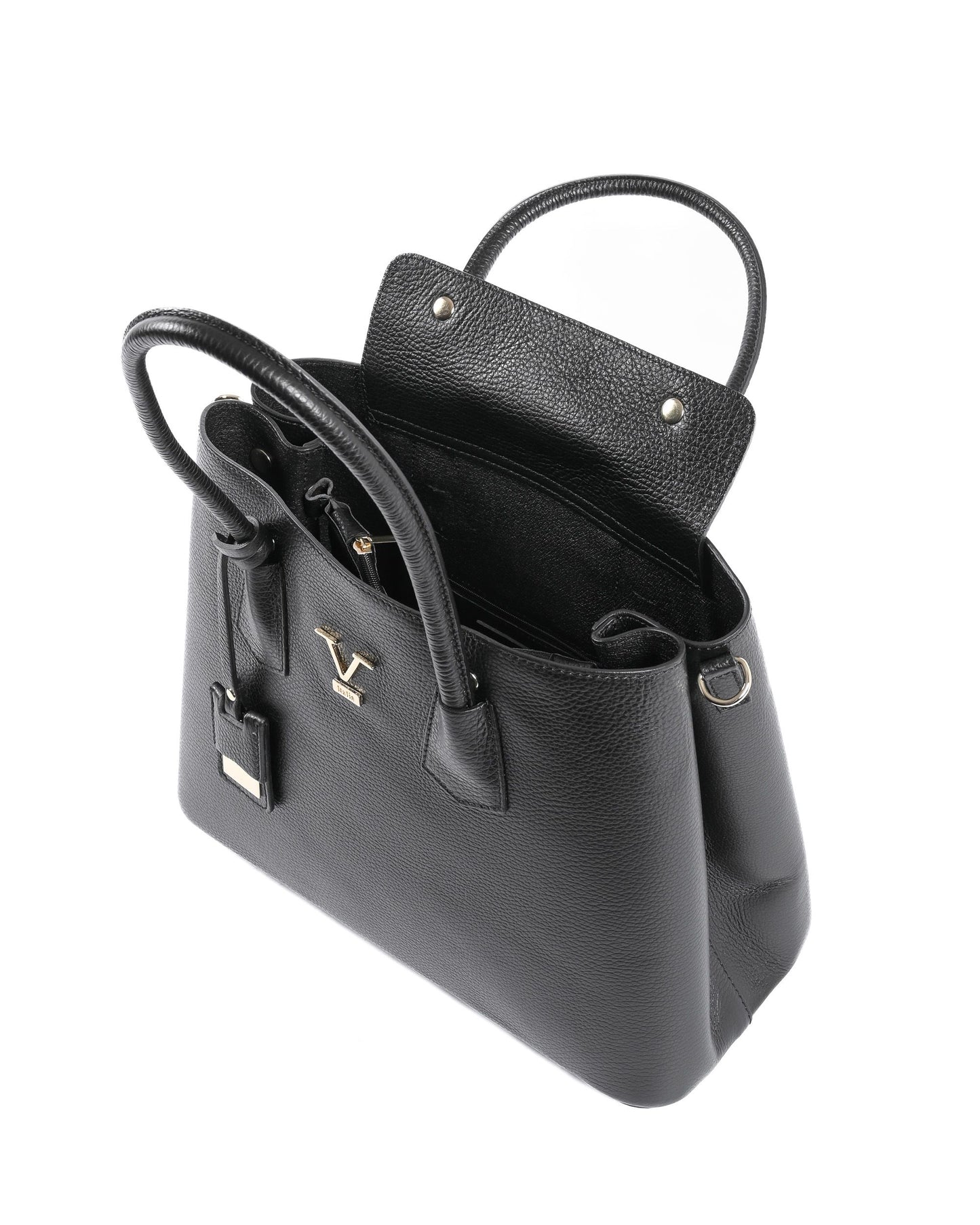 V Italia Womens Handbag 10510 DOLLARO NERO