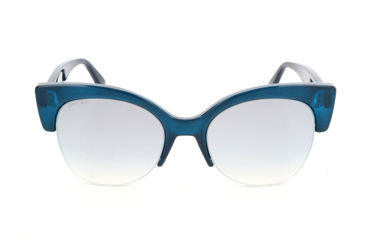 Jimmy Choo Womens Sunglasses PRIYA S JOJ 56 20 145 BLUE GLITTER BLUE