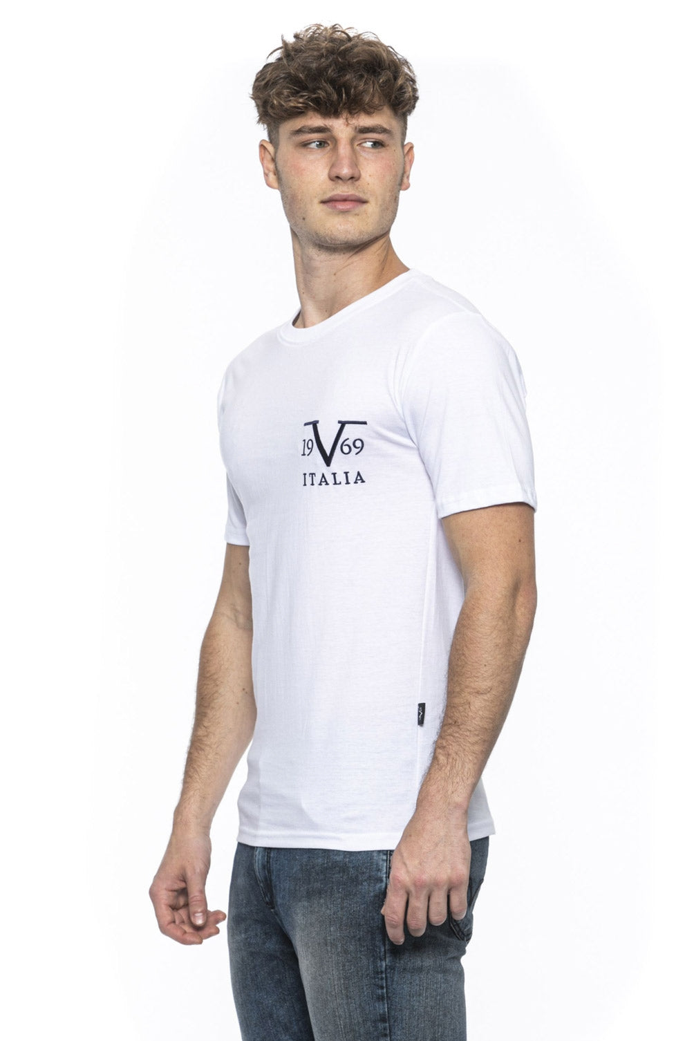 19V69 Italia Mens T-Shirt White TROY WHITE