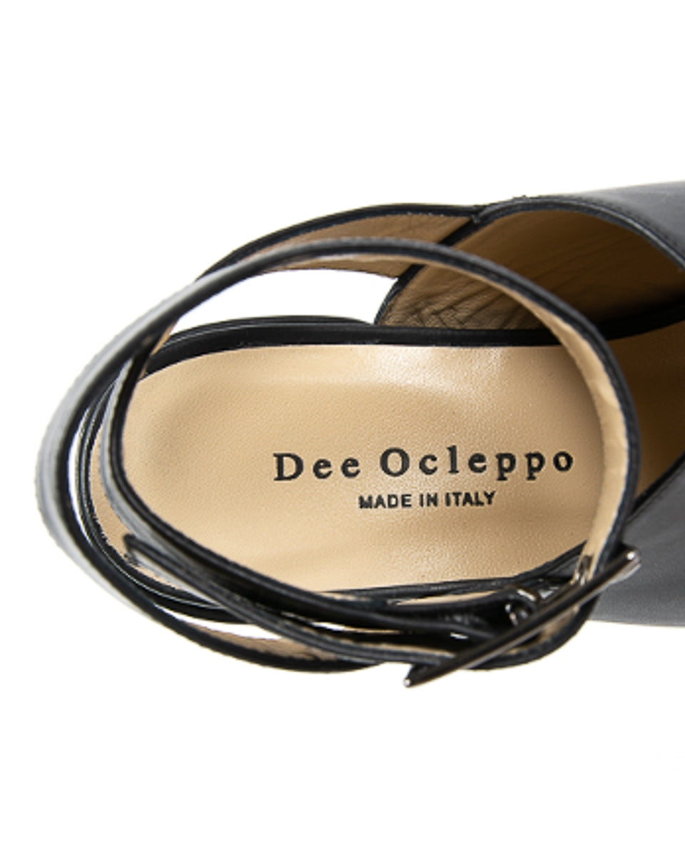 Dee Ocleppo Womens Sandal B3063DO VIT PERGAMENA NERO