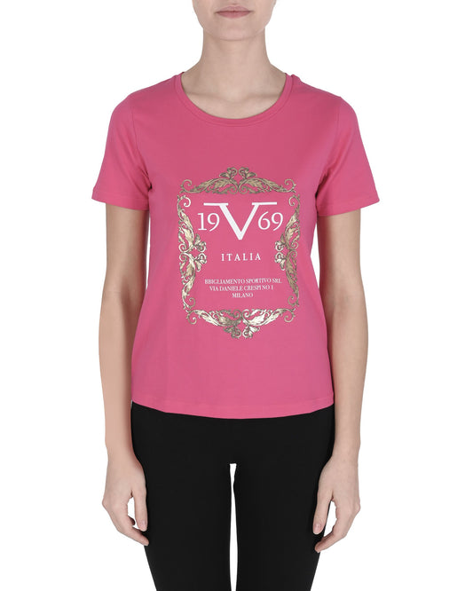 19V69 Italia Womens T-Shirt ALESSANDRA FUXIA