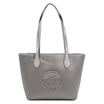 V Italia Womens Handbag Silver 3301 SILVER