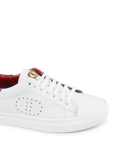 Lady Racer Sportivo Sneaker White/Ruby