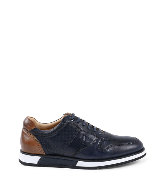 19V69 Italia Mens Sneaker Navy Blue YO Y375-A3 NAVY