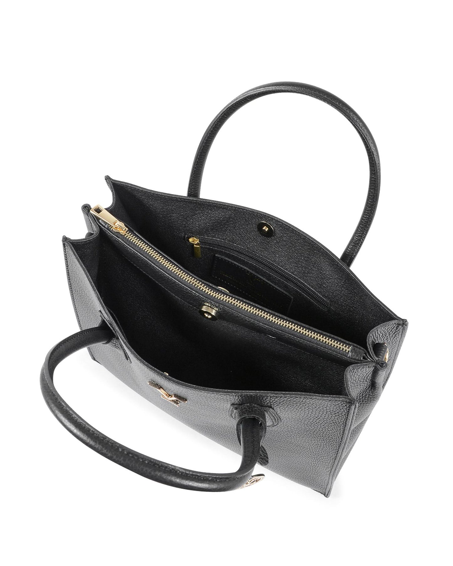 V Italia Womens Shoulder Bag Black BE10275 52 DOLLARO NERO