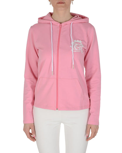 19V69 Italia Womens Hoodie Pink ELEANA HOODIE PINK