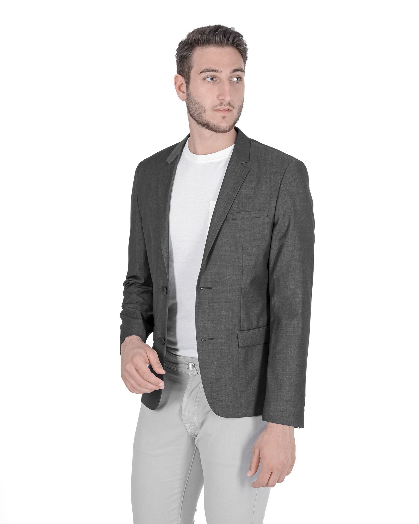 Calvin Klein Mens Blazer Grey K1IK101603657