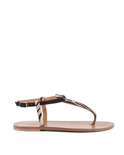 Touch The Sky Sandal Cavallino Zebrato