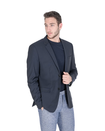 Calvin Klein Mens Blazer Blue K10K100420478