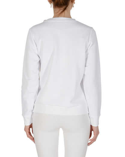 19V69 Italia Womens Sweatshirt White STEFFIE WHITE