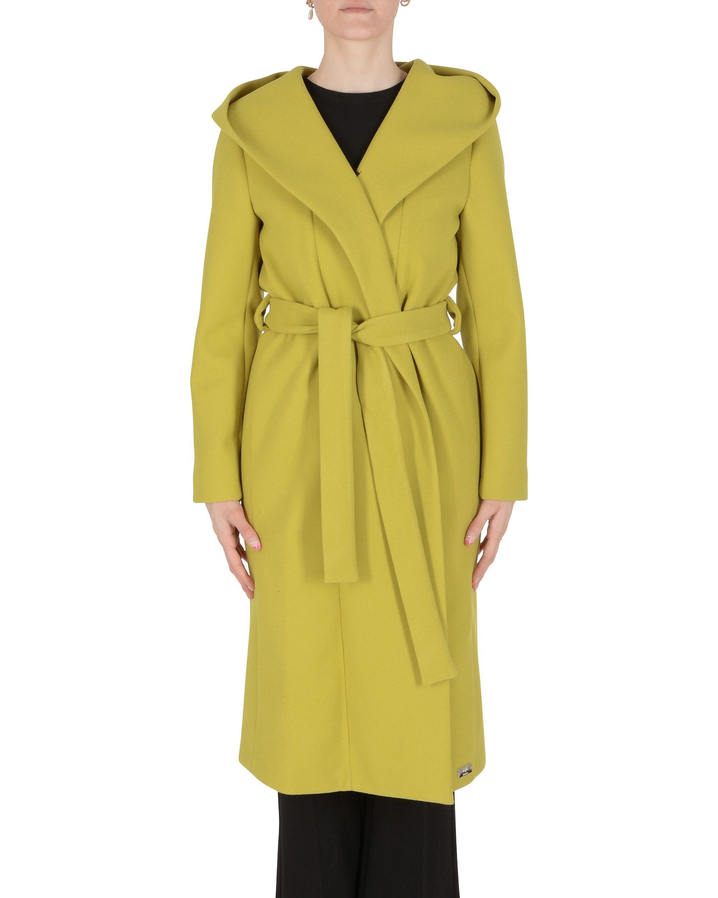 19V69 Italia Womens Coat Yellow TERESSA GREEN LEMON