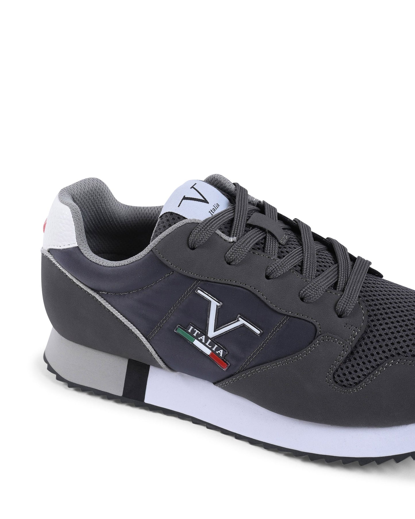 V Italia Mens Sneaker Grey SNK 003 M GREY CIMENT