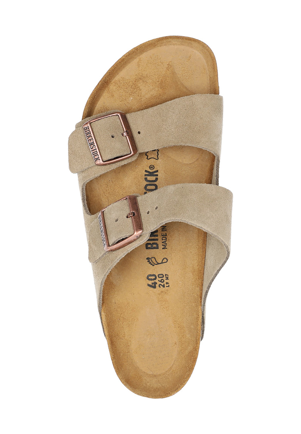 Birkenstock Unisex Sandal Taupe Arizona