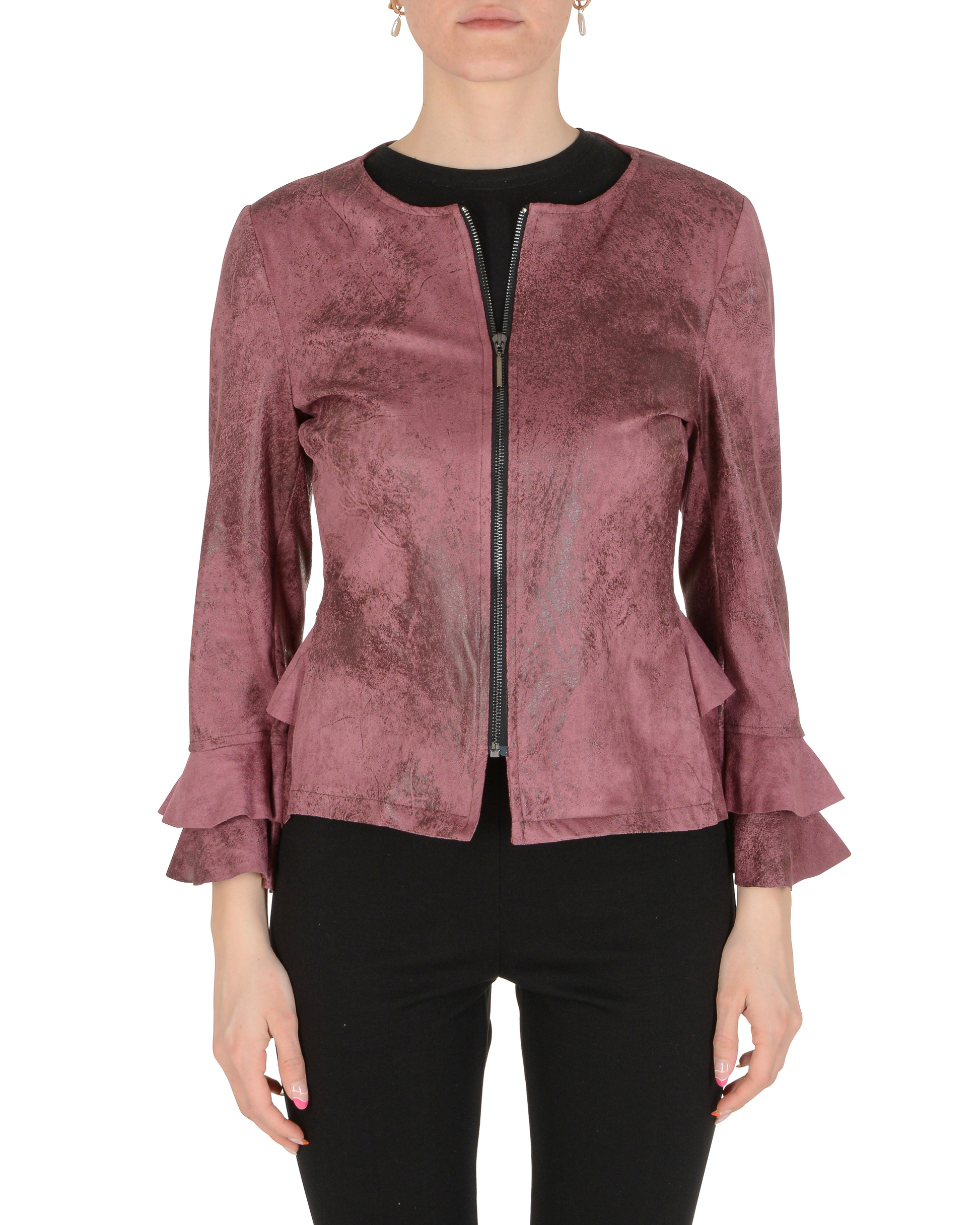 19V69 Italia Womens Jacket Hibiscus FIORE HIBISCUS