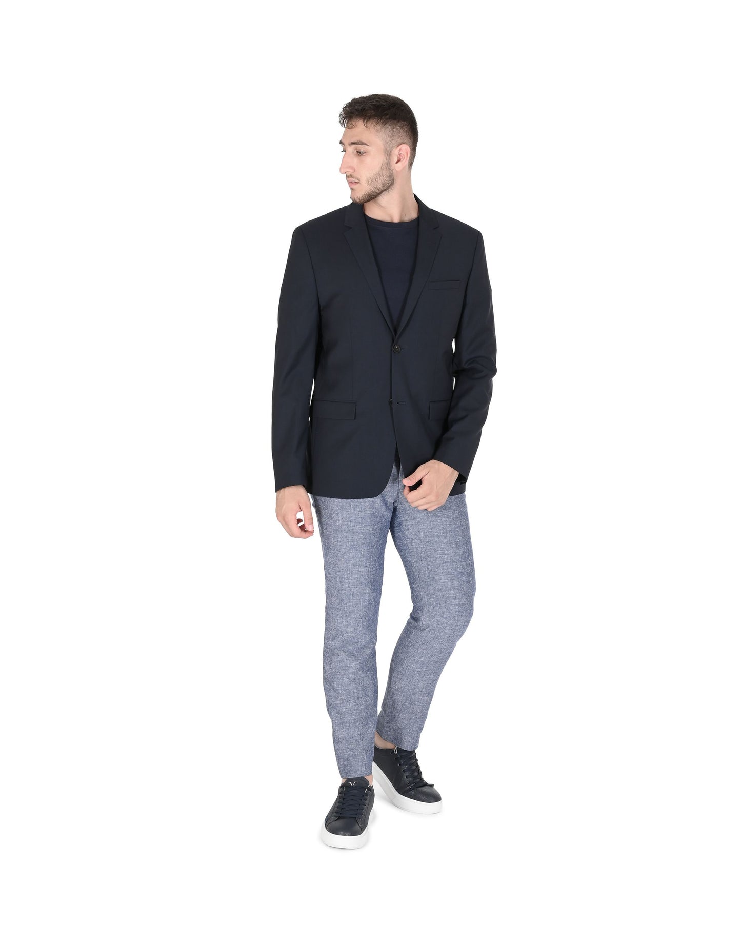 Calvin Klein Mens Blazer Blue K10K100420478