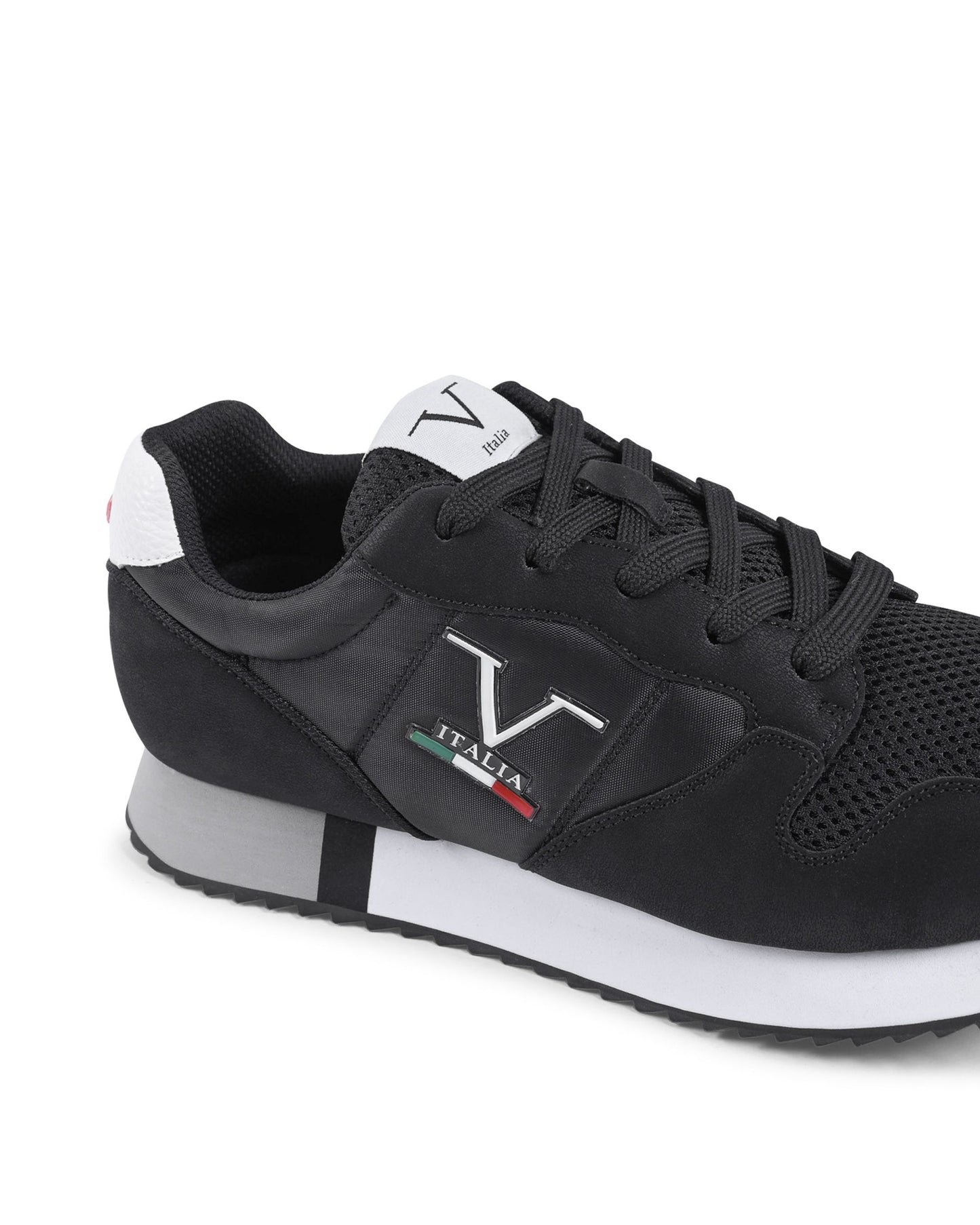 V Italia Mens Sneaker Black SNK 003 M BLACK