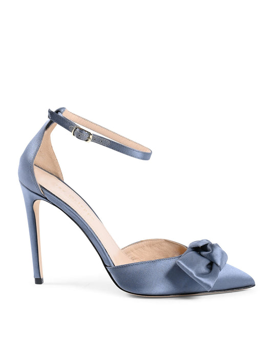 Linda - Ankle Strap Heel Sandal Dark Grey