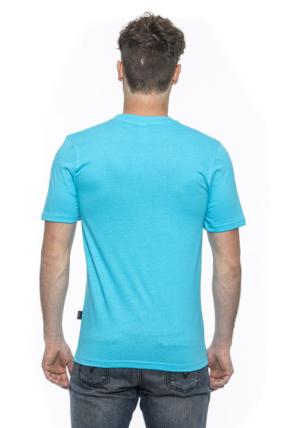 19V69 Italia Mens T-Shirt Light Blue TROY TURQUOISE