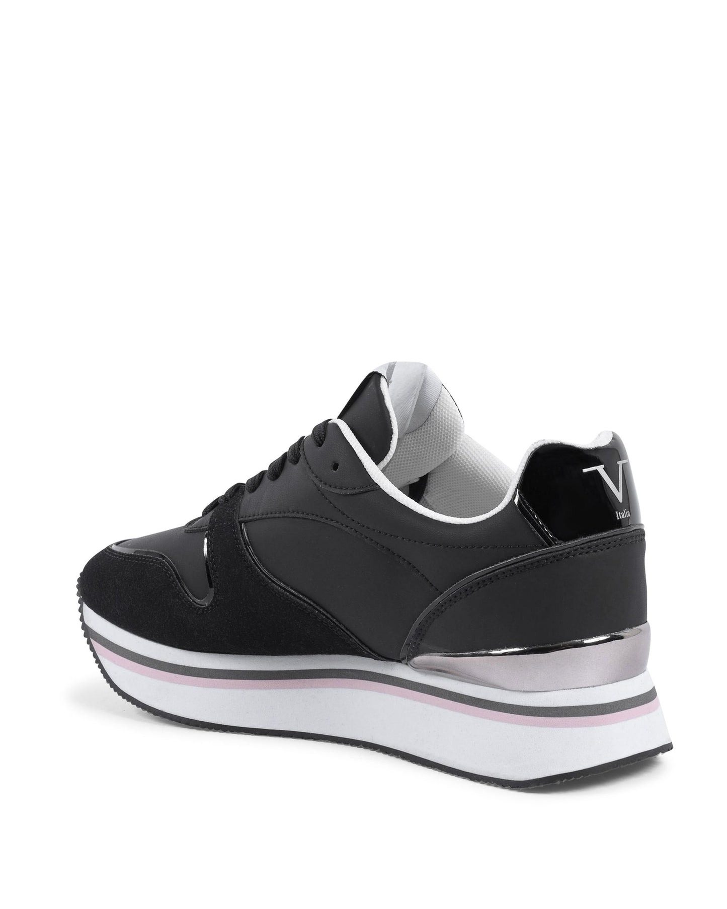 V Italia Womens Sneaker Black SNK 003 W BLACK