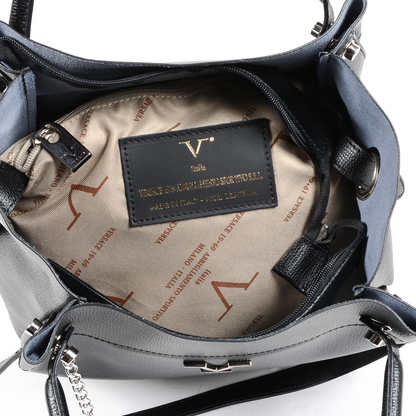 V 1969 Italia Womens Handbag Black ALESSIA