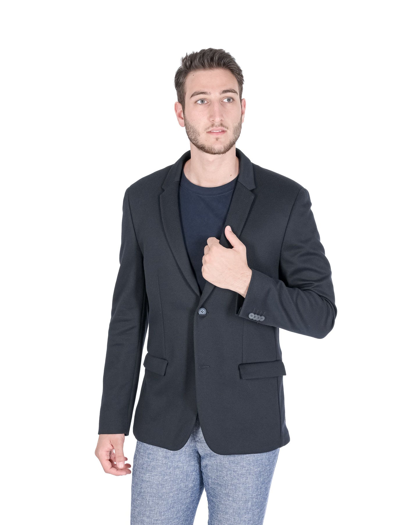 Calvin Klein Mens Blazer Blue K1IK101532478