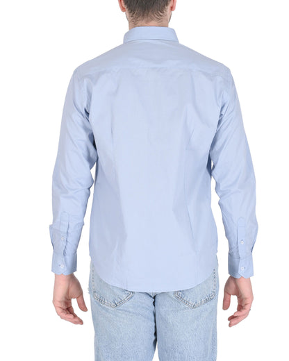 19V69 Italia Mens Shirt JERALD LIGHT BLUE