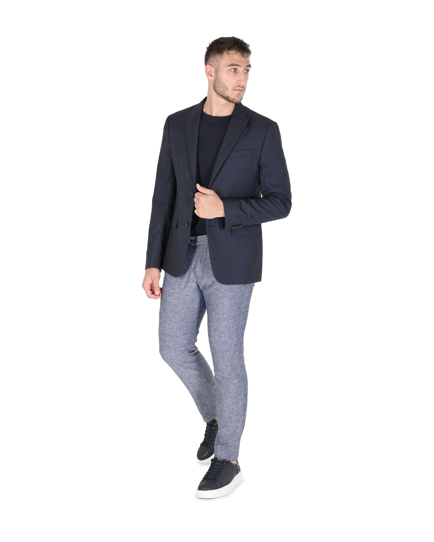 Calvin Klein Mens Blazer Blue K10K103873407