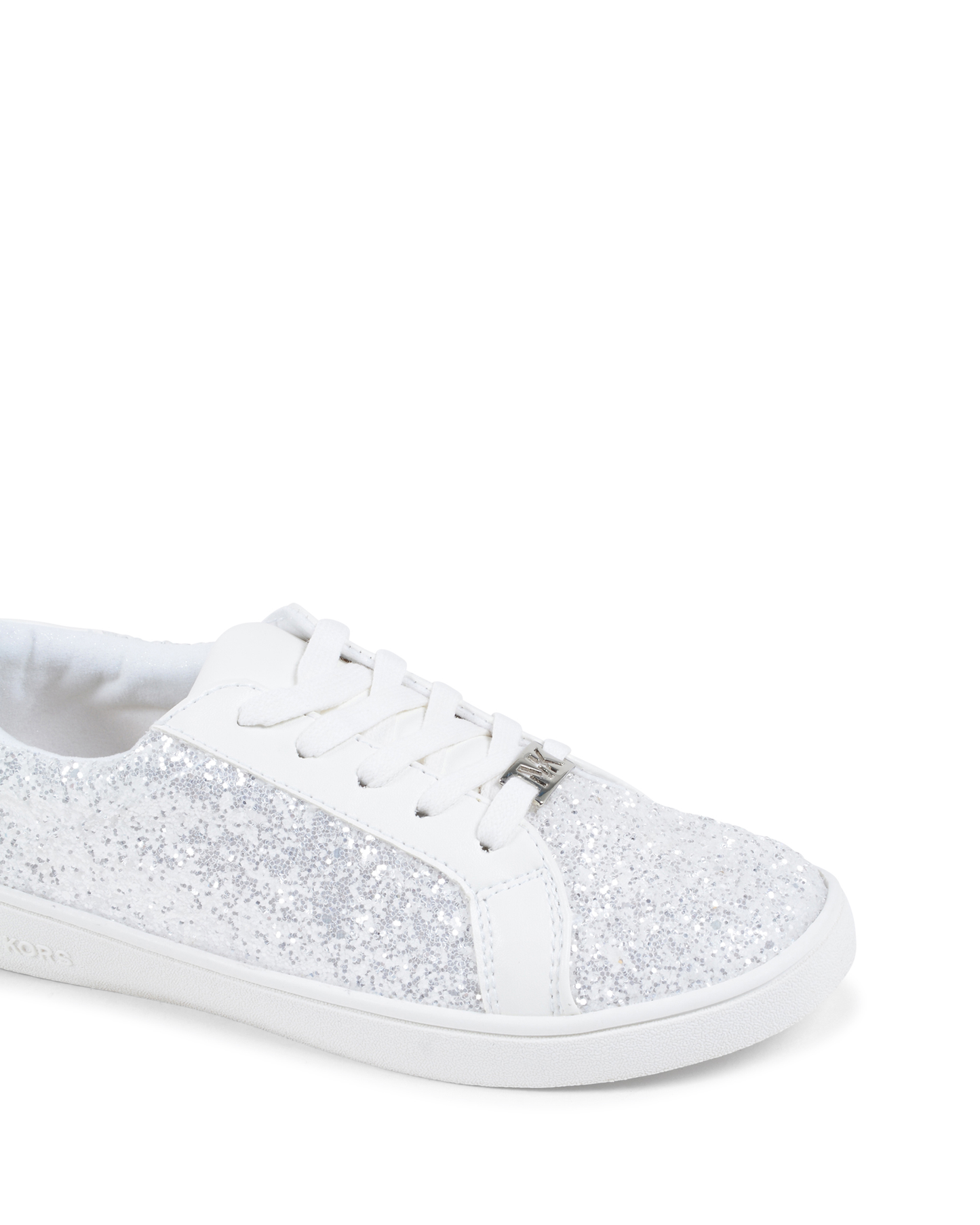 Michael Kors Girls Sneaker White ZIA IVY ACE WHITE GLITTER
