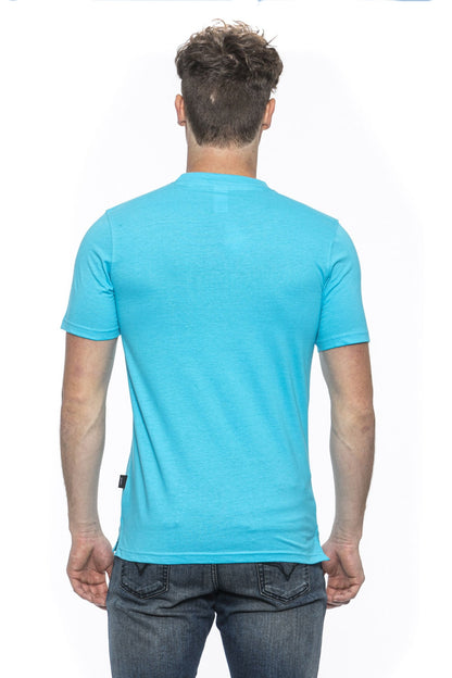 19V69 Italia Mens T-Shirt Light Blue IVAN TURQUOISE