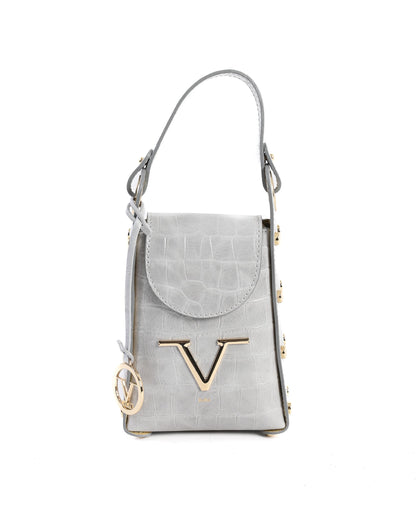 V Italia Womens Mini Bag Grey V16-COC-GRY