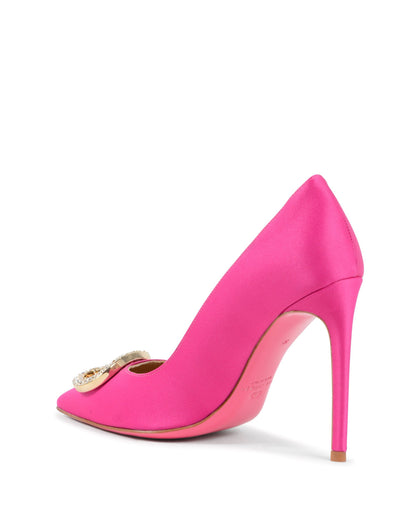 Princess Pump - Satin Fuxia