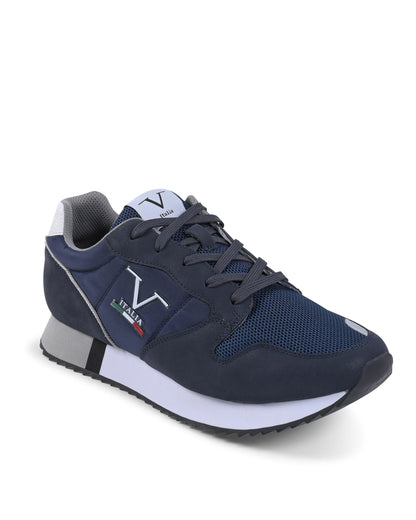 V Italia Mens Sneaker Navy Blue SNK 003 M NAVY